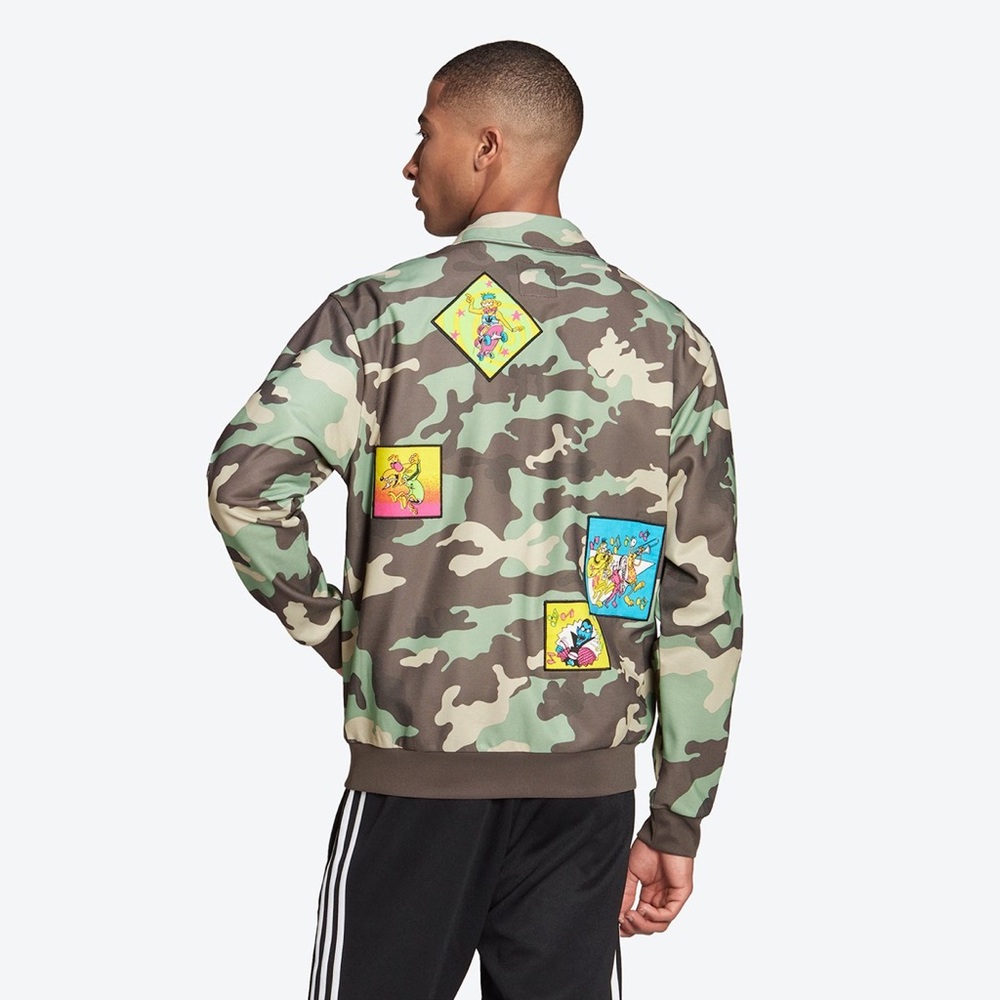 adidas originals x JEREMY SCOTT Camouflage Sports Jacket Multi-Color Extra Large